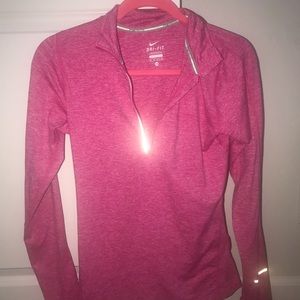 Pink nike running jacket (worn once)